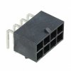 Listwa stykowa PCB 8-pinowe 76825 raster: 5.7 mm Kąt prosty 2-rzędowe Molex 600V W osłonie