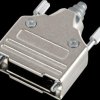 MHEE-15-K D-Sub cap, 15-pin, straight, silver, size A
