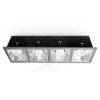 TEO 40S srebrny E27 4x60W Brilum 7870