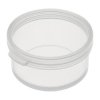 Okrągły Pojemniczek - 27x14mm - Plastikowe Pudełeczko - Zamykany Organizer