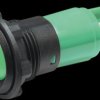 195A1351UC LED signal light, 10 mm, green, 24 V, plastic, Ø22 mm, 400 mcd