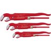 Rothenberger 070130X Workshop Pliers Set 3-Piece Pipe Wrench Ø1-2"