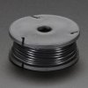 Adafruit Solid-Core Wire Spool - 25ft - 22AWG - Black