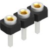 Socket header, 3 pole, pitch 2.54 mm, straight, 10043029