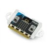 Obudowa do BBC micro:bit V1 i V2 z bocznymi wspornikami montażowymi - przezroczysta - Kitronik 56103