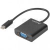 Adapter USB 3.1 typ-C -> VGA (wtyk / gniazdo) czarny 15cm LANBERG