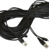 Kabel CCTV, do uzytku z: Wszystkie kamery z gniazdem BNC (żeńskie) i złączem napięciowym (męskie)