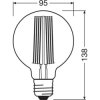 Żarówka Dekoracyjna LED E27 G95 8,8W = 60W 806lm 2200K Ciepła 320 Filament Ściemnialna OSRAM Vintage 1906
