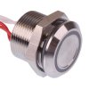 PBARAPFB242W0S APEM Red LED Latching NO Timed 19mm Piezo Switch IP68