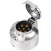 Gniazdo przyczepowe 7-pin 12V aluminium na kabel