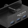 64284 USB 3.0 hub, 4 port, USB-A to 1x C, 3x A, attachment