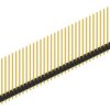 Pin header, 35 pole, pitch 2.54 mm, straight, black, 10049070