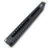 Organizer przewodów do szaf serwerowych 19'' - 1U z zaślepką - typ A - czarny - Lanberg AK-1201-B