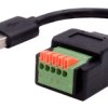 Adapter interfejsów złącze A Zacisk złącze B USB typu A rodzaj B Męski Exsys