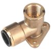 Sealey CAS15BWE 15mm x 1/2"bsp Brass Wingback Elbow