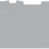 End/Intermediate plate for terminal block, 2002-1291