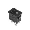 Przełącznik kołyskowy mały 4pin/2poz czarny 8A HQ on-off
