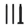 Słup 3m oświetleniowy składany stalowy regulacja wysokości czarny 209800 LED LINE