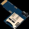 Raspberry Pi microSD adapter, dual