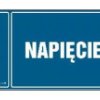 ZNAK - HH007 Napięcie 24V 45 x 15 cm PN - Płyta 1mm