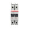 Wyłącznik miniaturowy, Typ C, 2-biegunowy, 8 A, 440 V ac, 96 V dc, ABB, SU200 M 15 kA