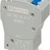Circuit breaker, thermal-magnetic, 2 pole, 3 A, 80 V (DC), faston plug, IP30, 2800893