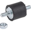 Podstawka antywibracyjna M4 średnica 16mm wysokość całkowita 35mm Cylinder męski-męski