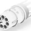 Plug housing, 5 pole, crimp connection, straight, 293616-1