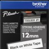 TZE-S231 Label Printer Tape, Adhesive-Laminated