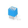 TE Connectivity 5435640-2 DIP Switch SPST 4POS Rocker Unsoldered T/H