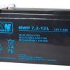 Akumulator VRLA AGM 12V 7.2Ah (żywotność 12lat) MWP 7.2-12L