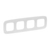 VALENA ALLURE Ramka 4 poczwórna biały 754304 LEGRAND