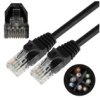 Patchcord Utp Kat.6 Kabel Sieciowy Lan 2X Rj45 Linka Czarny 0,25M Neku