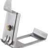 Keystone holder, silver, for DIN rail, BS08-10021