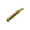 TruComponents 202646 6.35 mm audio jack Connector, straight,Pins:3 Stereo Gold