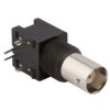 BNC panel socket 50 Ω, solder connection, angled, 031-5540-1010