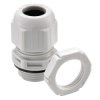 Wiska 10066524 ESKV-SET 12 Light Grey Plastic Cable Gland + Locknut, Pack of 50