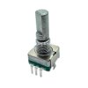 Enkoder 30 impulsów l=20mm z przyciskiem EC11 pion