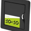 Drzwiczki rewizyjne ABS 100x100 10x10 grafitowe