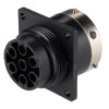 Złącze wielostykowe przemysłowe 7-pinowe, panelowe Gniazdo ITT Cannon