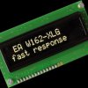 EA W162-XLG OLED display, 2x16, 84x44mm, yellow