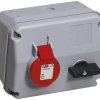 Gniazdo przemysłowe dużej mocy IP44 3PN+E 32A Amphenol Industrial 415 V Gniazdo