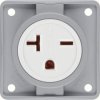 Integro Flow Gniazdo z/u /USA/CANADA/ NEMA 6-20 R szary połysk 862542507