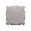 Przycisk zwierny z klawiszem, IP44 ZONI szary beżowy 3559T-A86940 244 2CHT598694A6244
