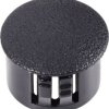 Zaślepka otworu PB Fastener, 76127, 76127, (Ø x D) 14.3 mm x 10.3 mm, czarny, 1 szt.