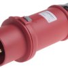 Złącze przemysłowe - zasilające 32A Wtyczka 400 V 4P Męski MENNEKES Czerwony Montaż na kablu IP44