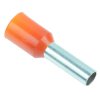 Orange 4mm Bootlace Ferrule - Pack of 100