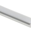 Profil z kloszem do taśm LED PR-LED/RA/2M wpuszczany srebrny