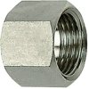 Cap nut, L 15 mm, 60 bar, stainless steel, for pipe systems, 111727