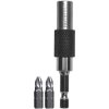 Faithfull FAISBMBH15 15° Flexi Bit Holder 75mm & PZ2(x2) Bits